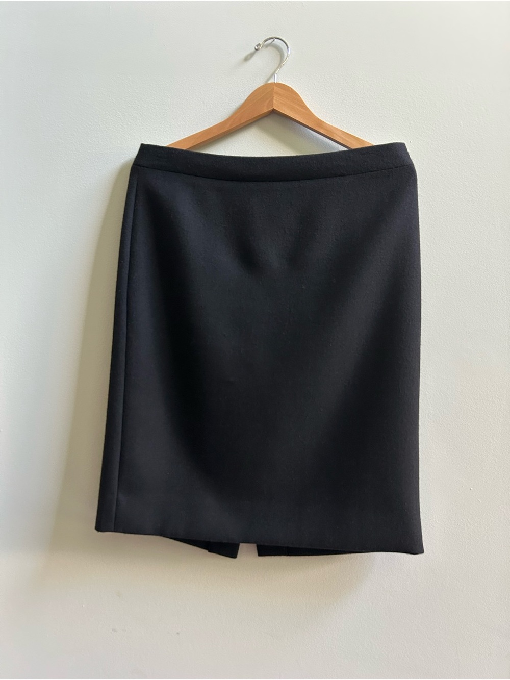 J. Crew Black NO. 2 Wool Pencil Skirt, Size 12